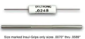 DELTRONIC - Class X - Individual Plug Gauges - in .0025mm Increments - Metric Range .6300-2.7425mm length 57.15mm Code  D6300-2.7425 Length 57.15mm