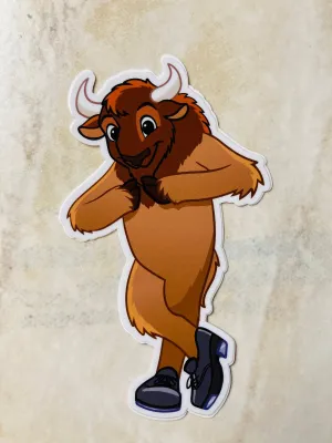 Denali & Co | Buffalo Tap Dance Vinyl Sticker