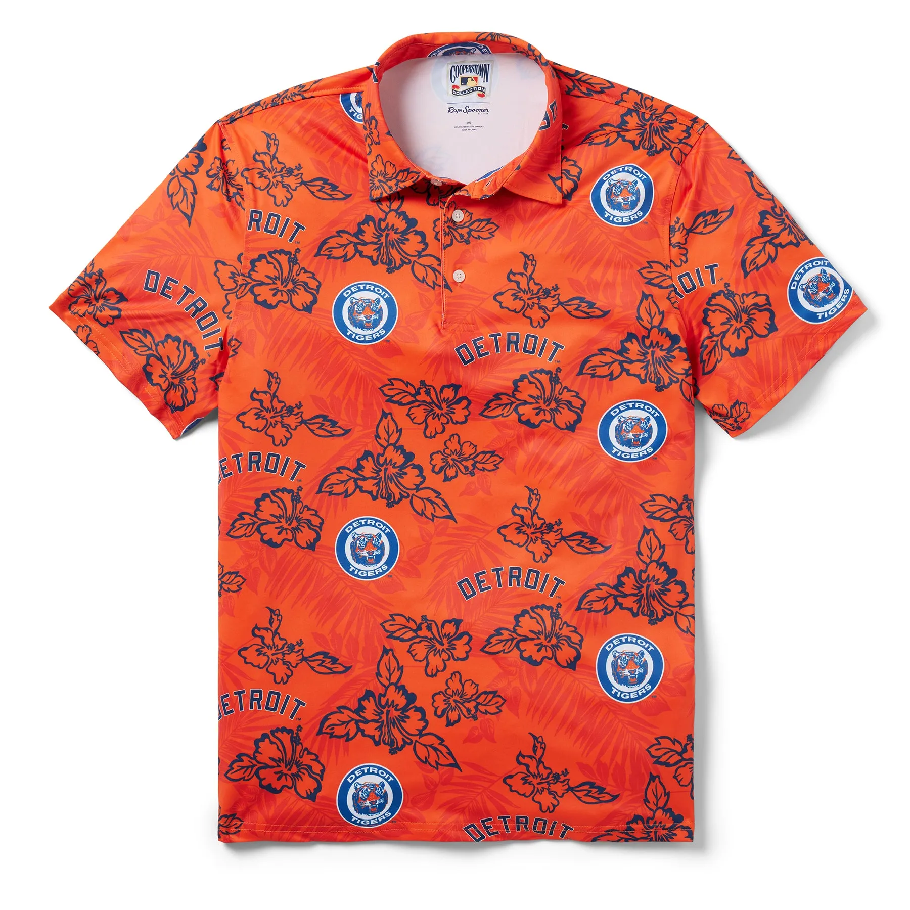 DETROIT TIGERS COOPERSTOWN PERFORMANCE POLO