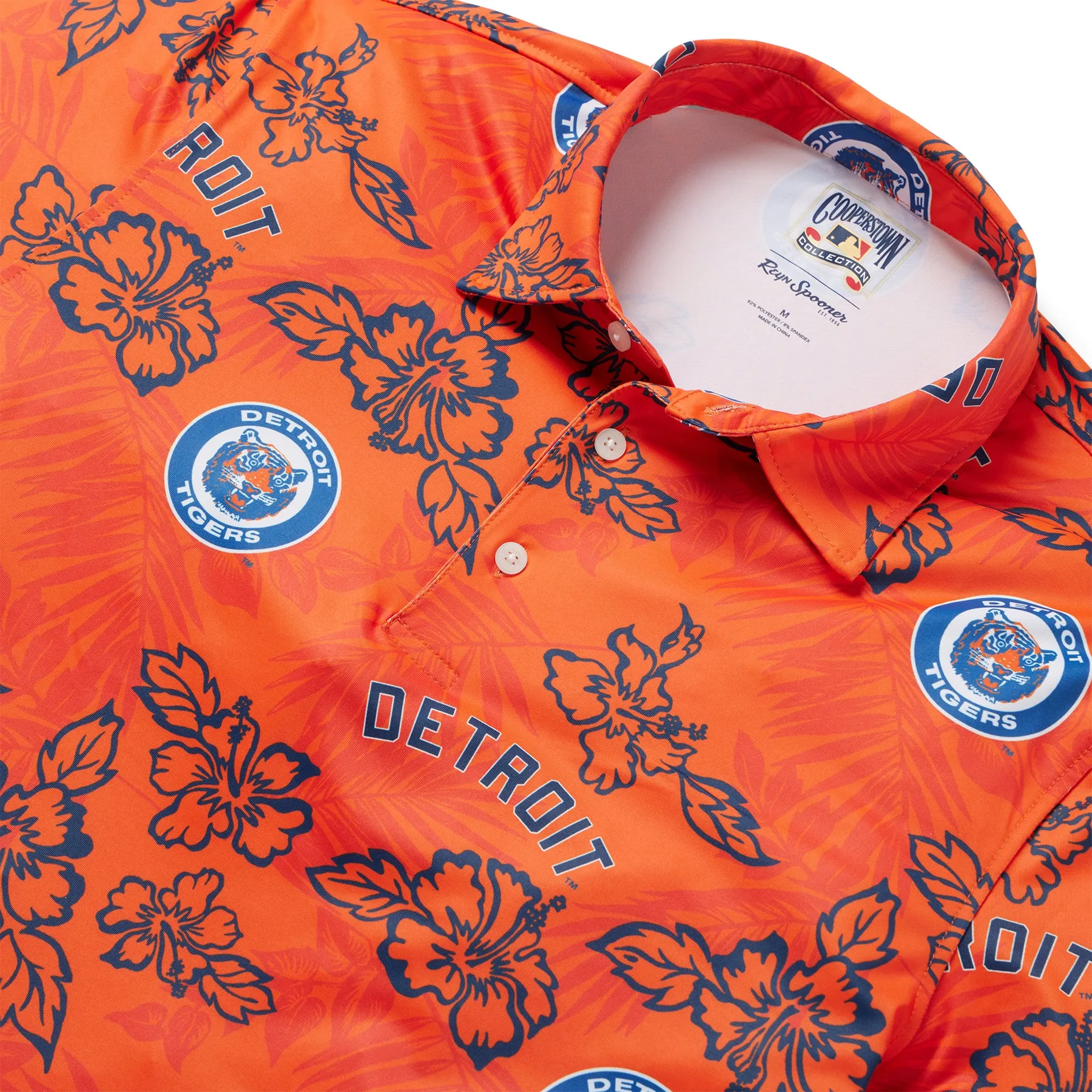 DETROIT TIGERS COOPERSTOWN PERFORMANCE POLO
