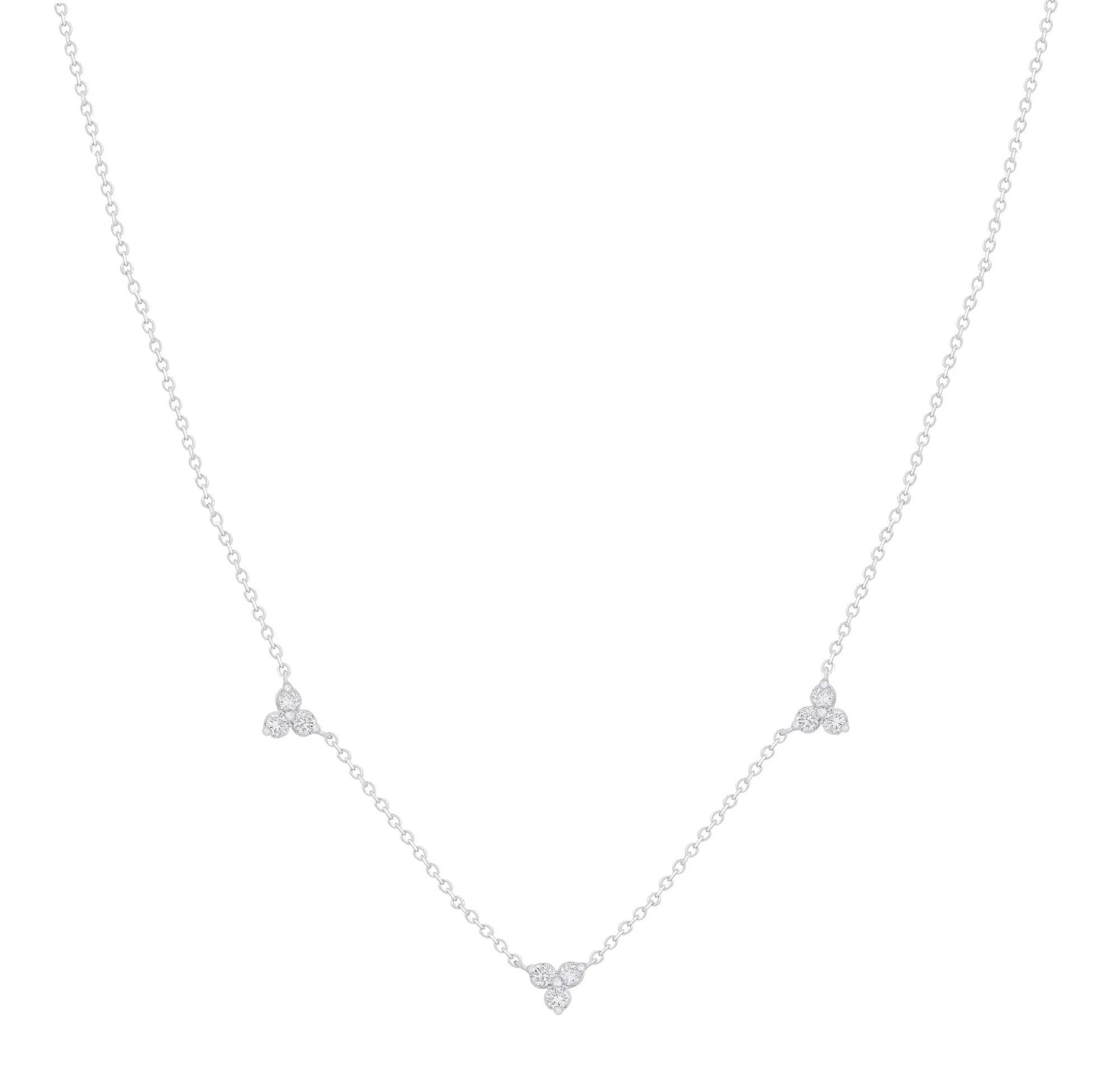 Diamond Station Necklace