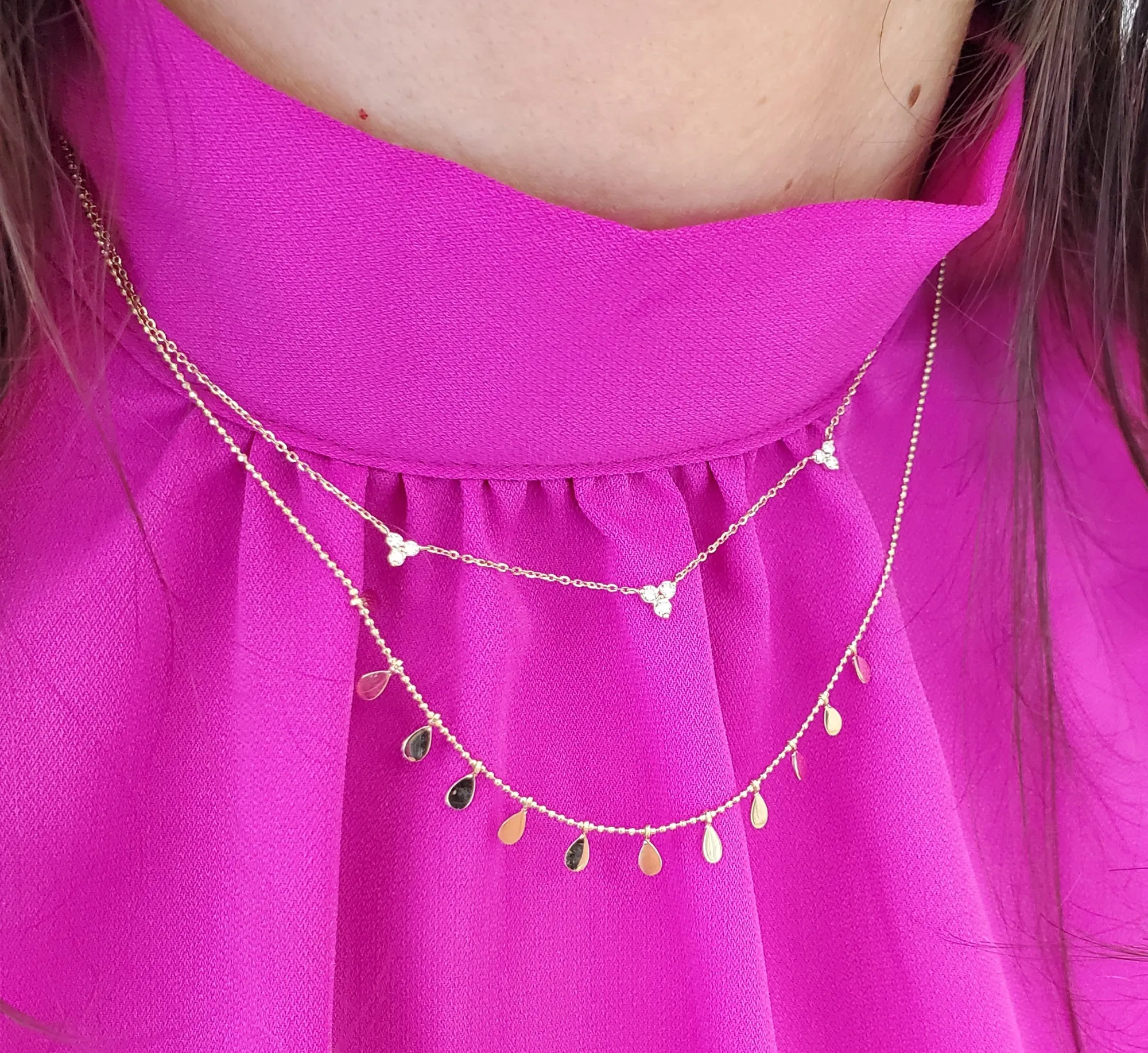 Diamond Station Necklace