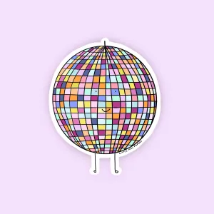 Disco Ball Vinyl Sticker