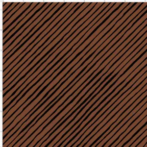 Doggies in the Window 692-650 Quirky Bias Stripe Brown