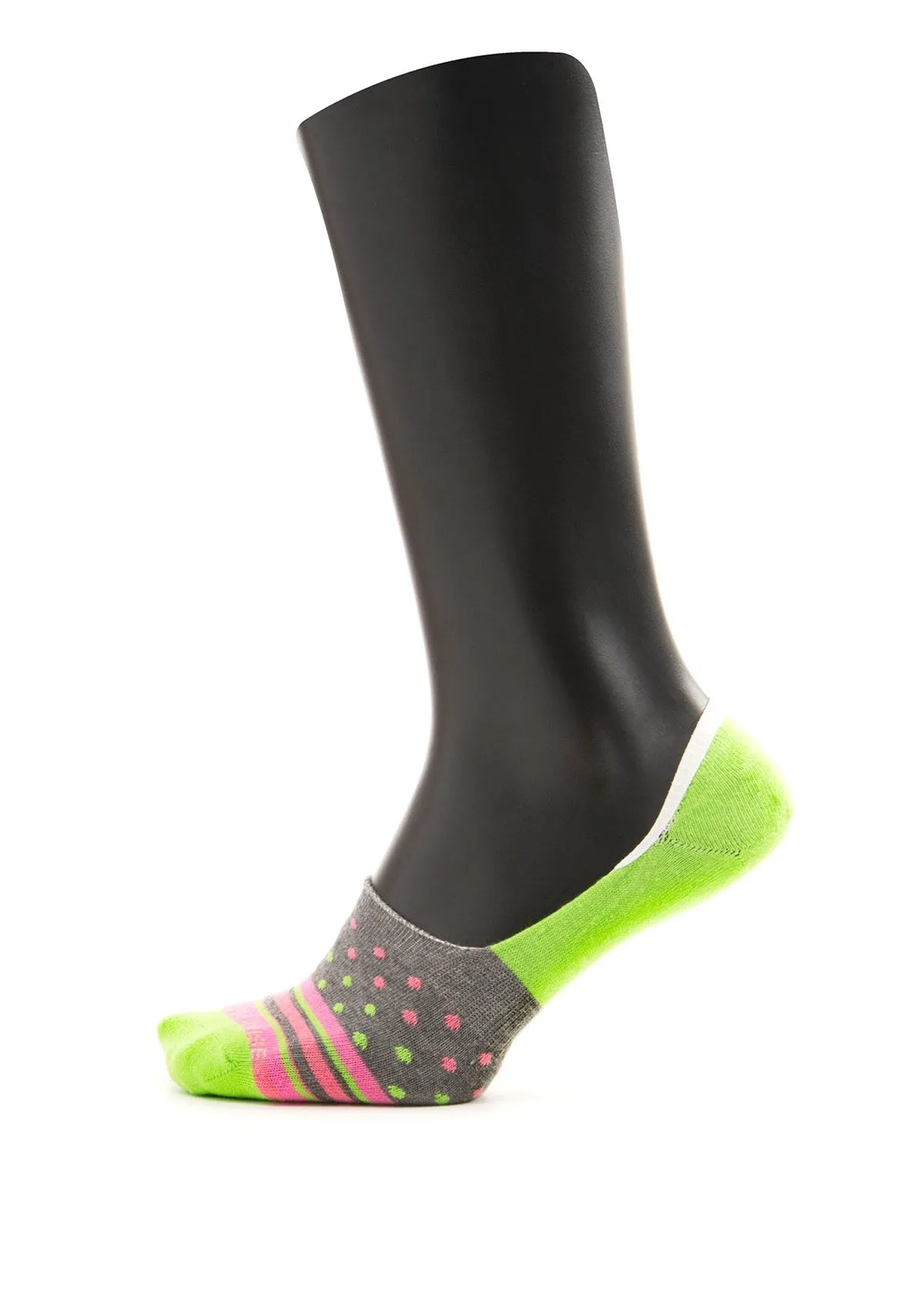Dots Stripes Design Men Invisible Socks