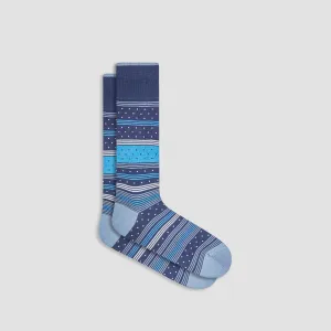 Dotted Stripes Mid-Calf Socks