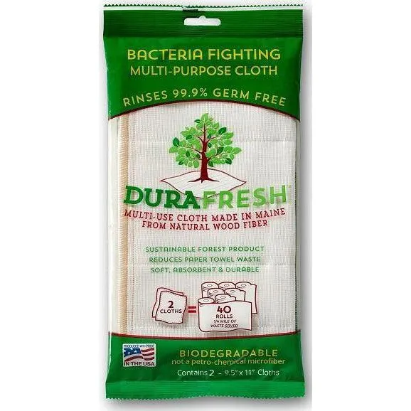 DuraFresh Bacteria Fighting Multi-Purpose Cloth (2 pack)