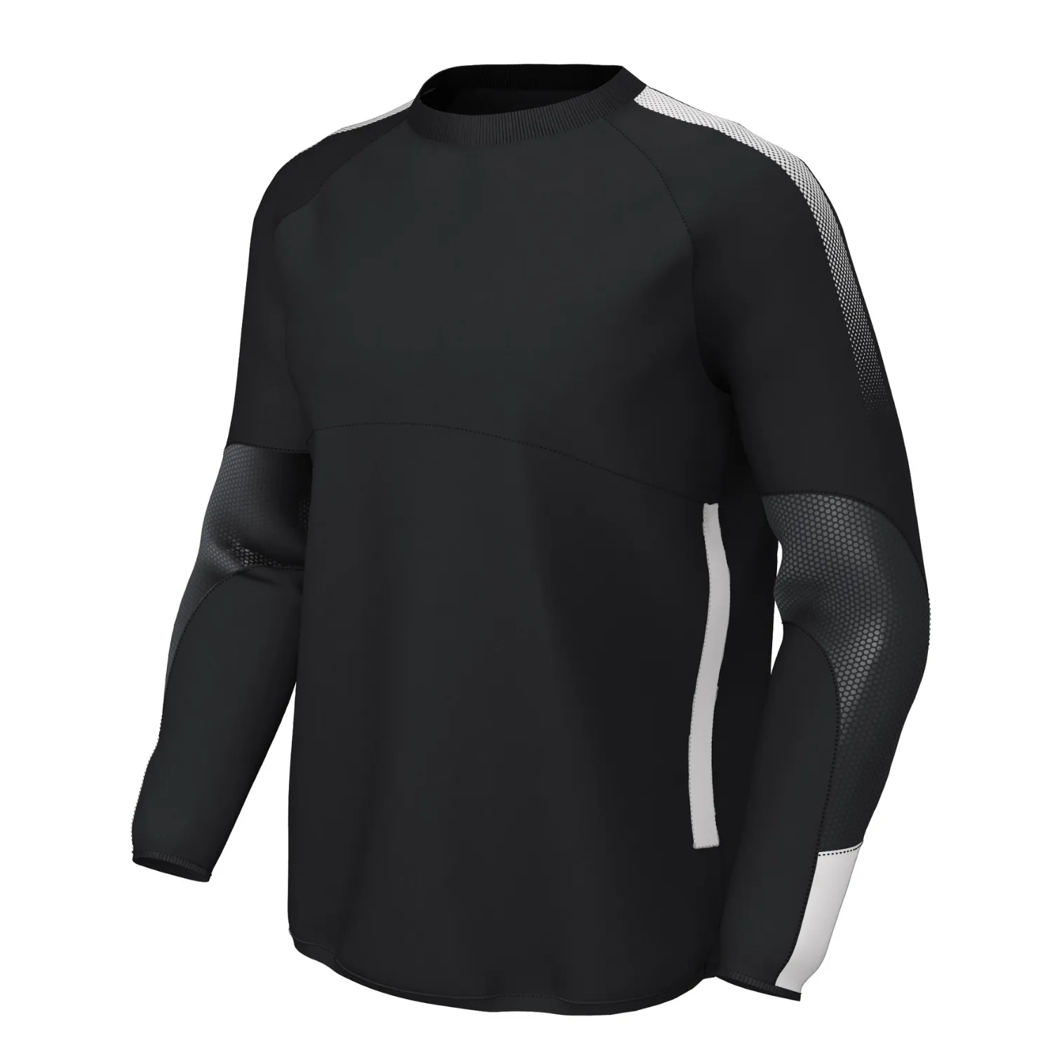 Edge pro Contact Top - Juniors - Black/White