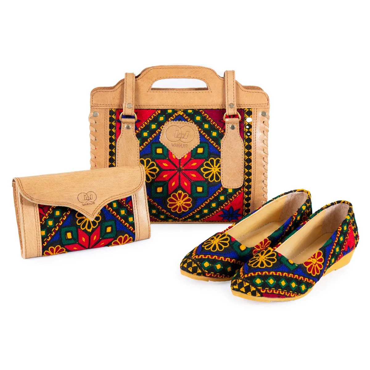 Elegant Tote and Clutch Set | Perfectly Paired with Ballet Flats Nk-185