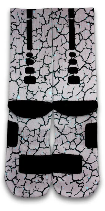 Elephant Print Custom Elite Socks
