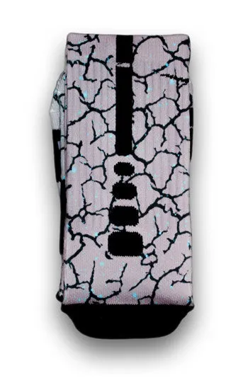 Elephant Print Custom Elite Socks