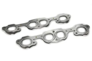Engine & Accessories Header / Manifold Gasket - 1.50 x 1.60 in Square Port - Multi-Layer Steel - Chevy SB2 - Pair