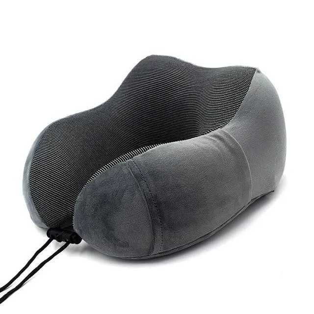 Ergonomic Memory Foam Travel Neck Pillow kit