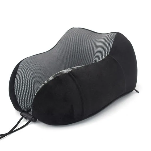 Ergonomic Memory Foam Travel Neck Pillow kit
