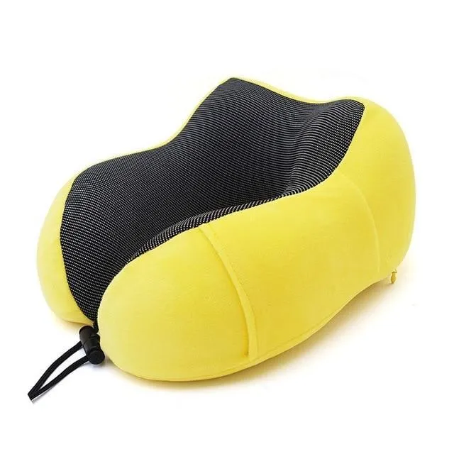 Ergonomic Memory Foam Travel Neck Pillow kit
