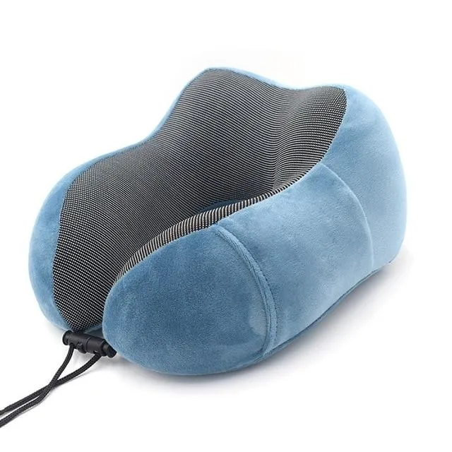 Ergonomic Memory Foam Travel Neck Pillow kit
