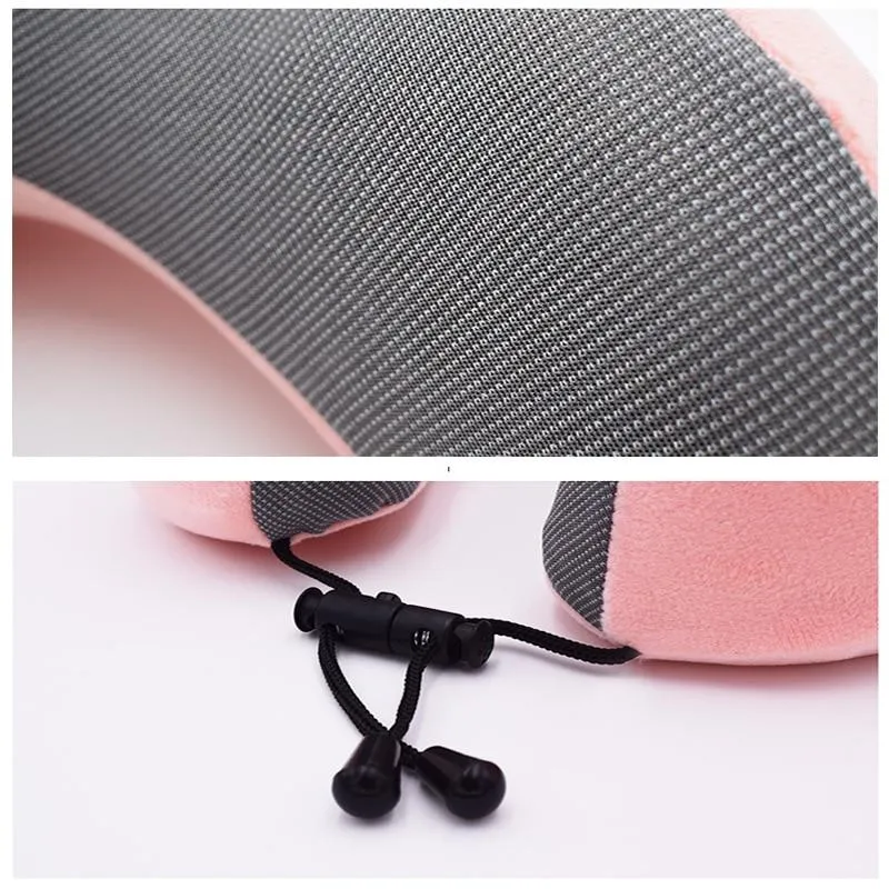 Ergonomic Memory Foam Travel Neck Pillow kit