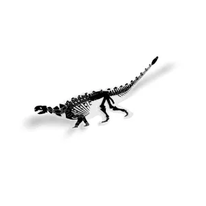 Euoplocephalus Fossil Dinosaur Sticker