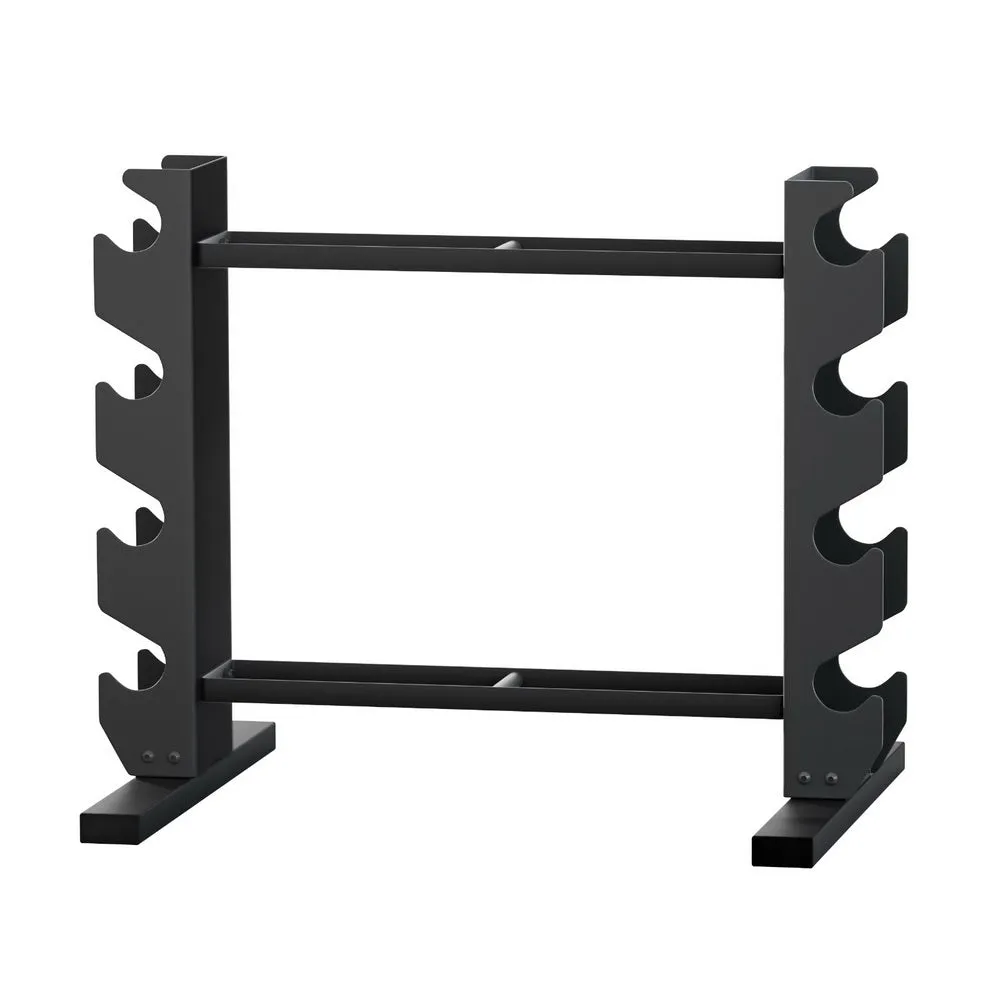 Everfit Dumbbells Rack Dumbbell Kettlebell Stand Home Gym Storage 200kg Capacity