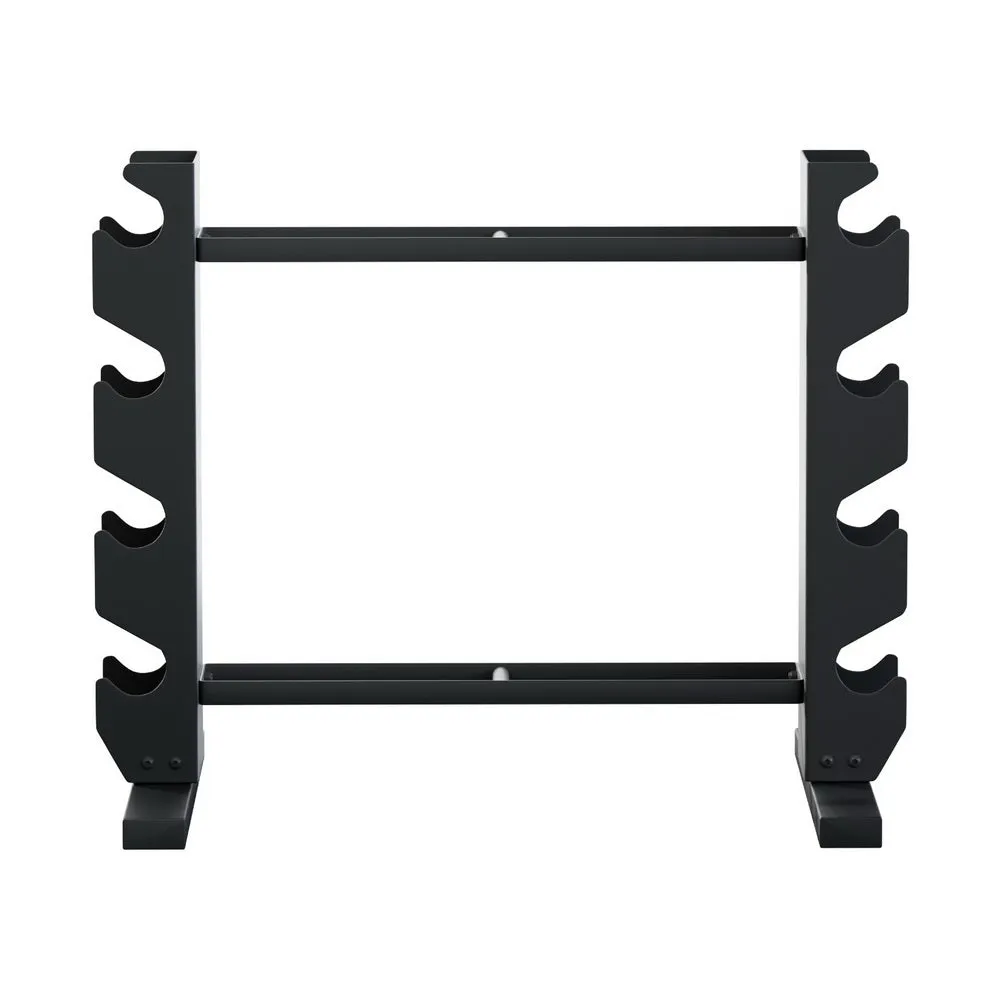 Everfit Dumbbells Rack Dumbbell Kettlebell Stand Home Gym Storage 200kg Capacity