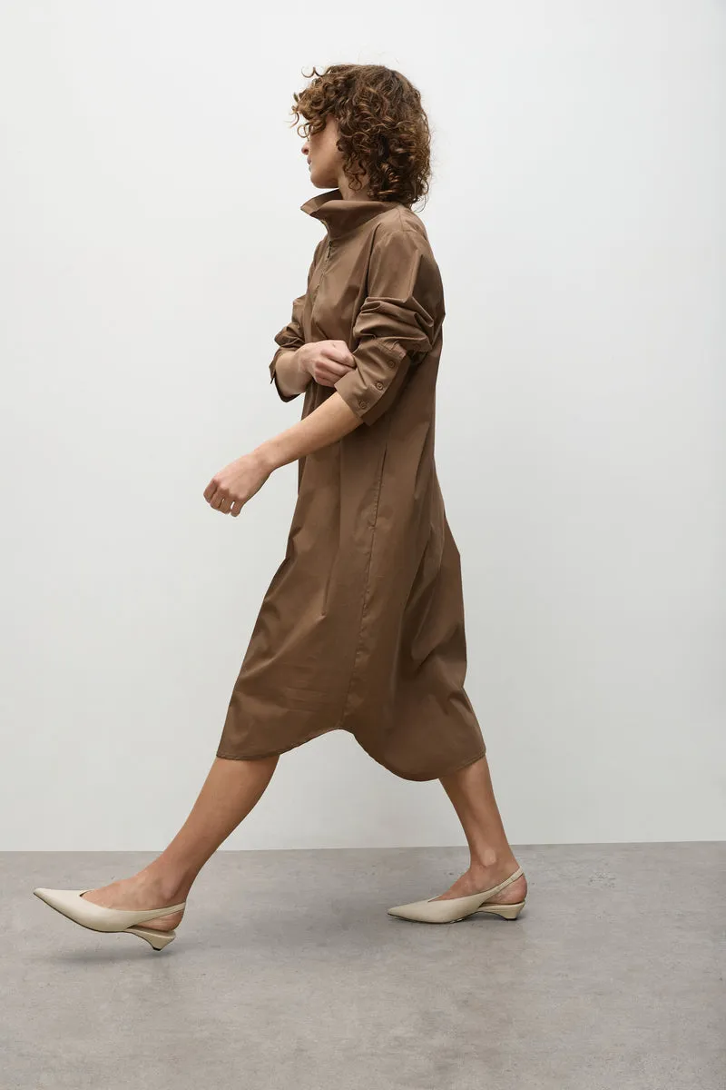 F65 3346 HALF ZIP DRESS