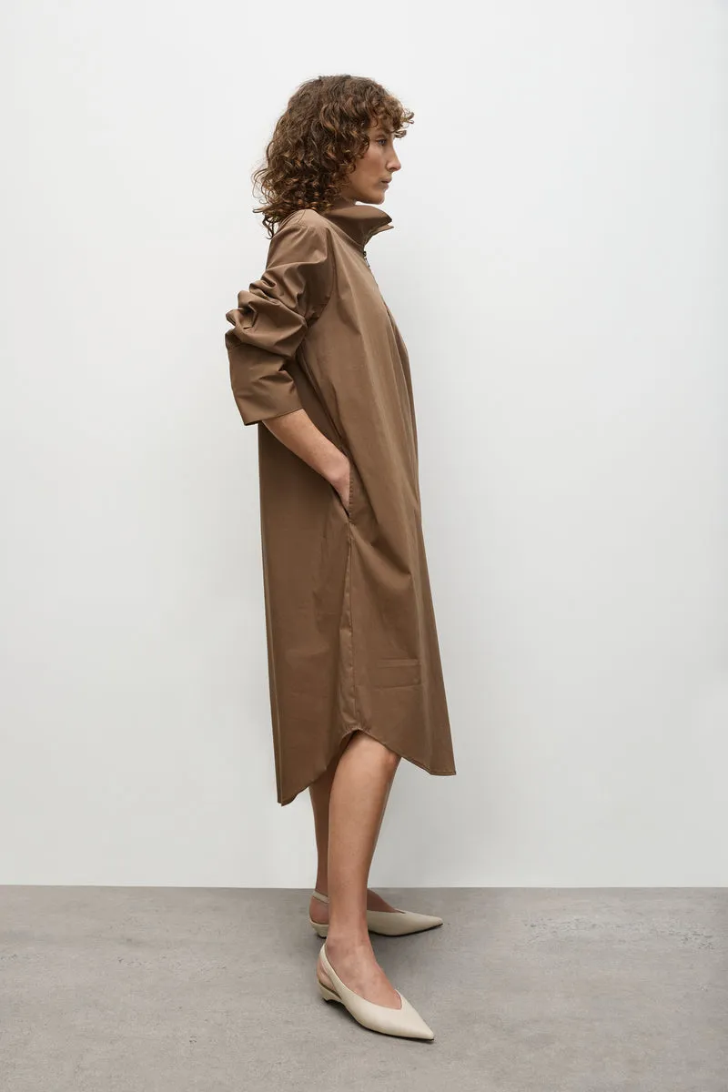 F65 3346 HALF ZIP DRESS