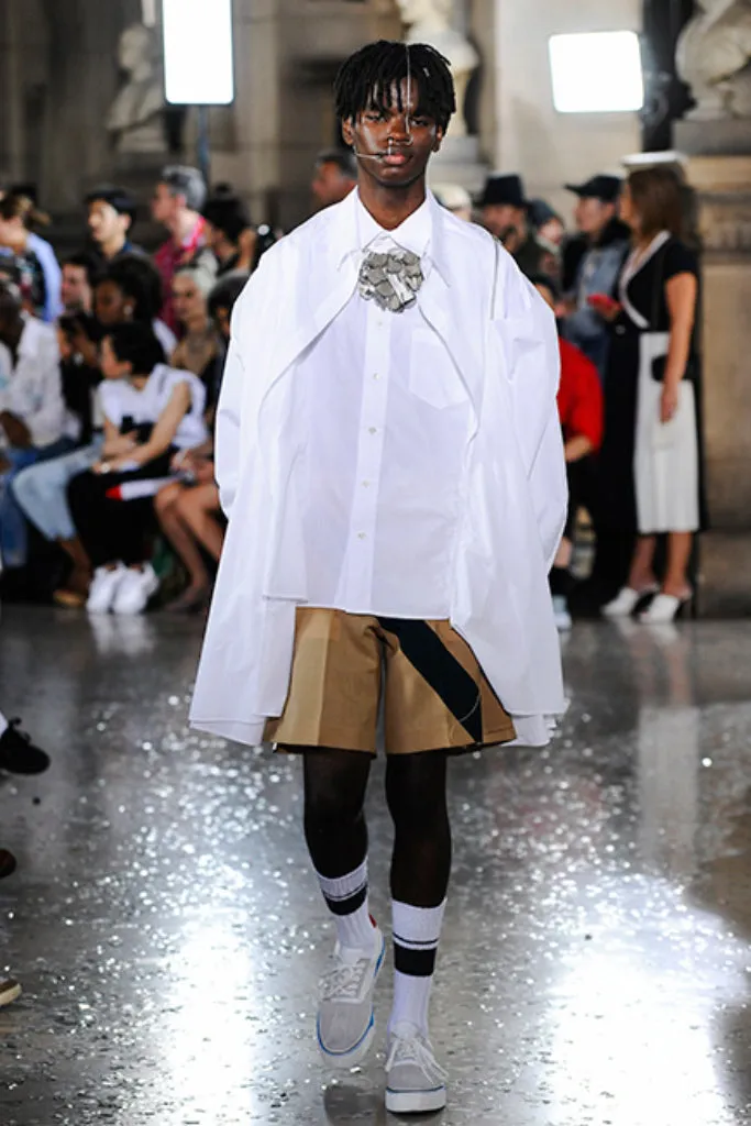 Facetasm Multi-Layer White Shirt