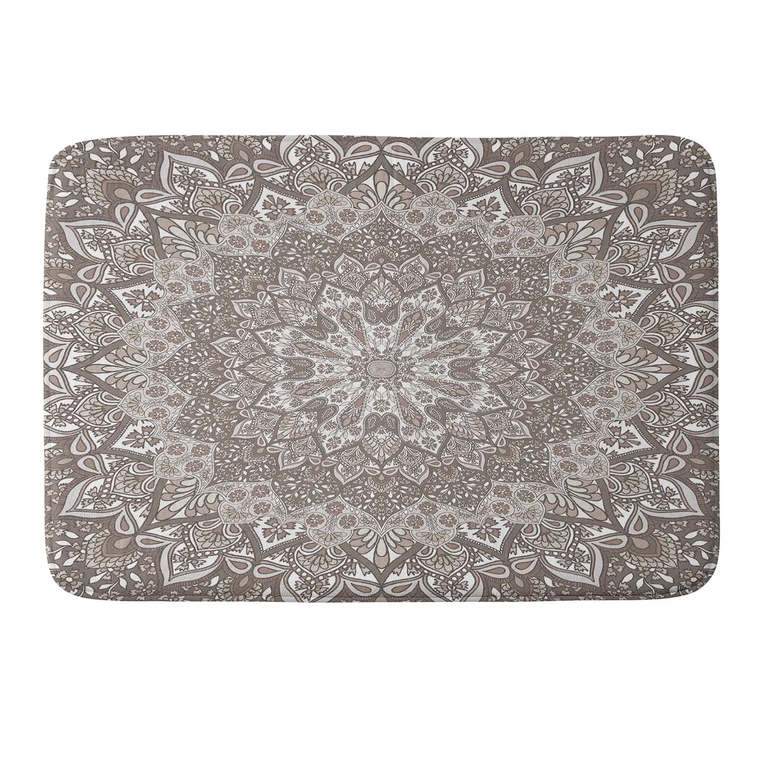 FARAH NEUTRAL MEMORY FOAM BATH MAT