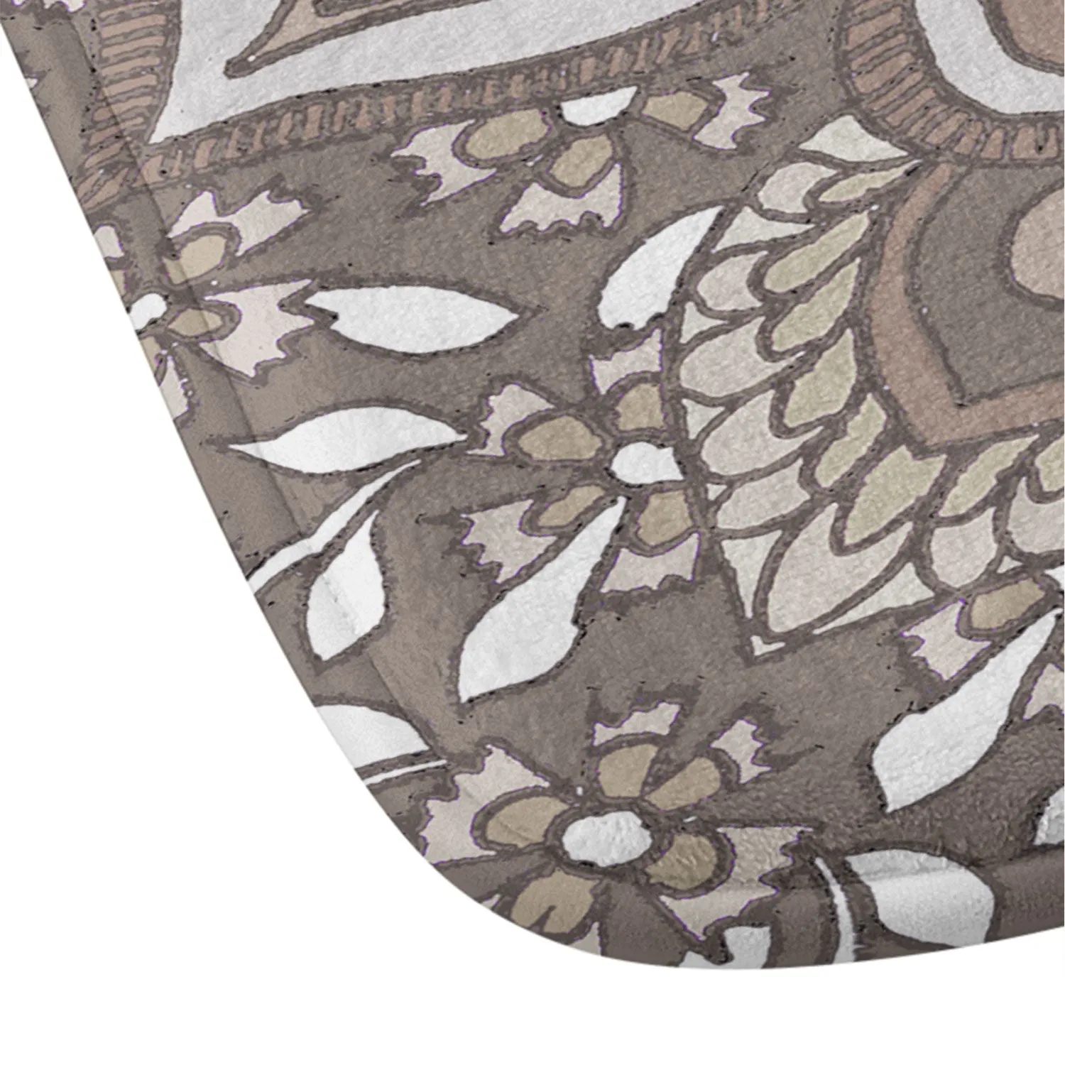 FARAH NEUTRAL MEMORY FOAM BATH MAT