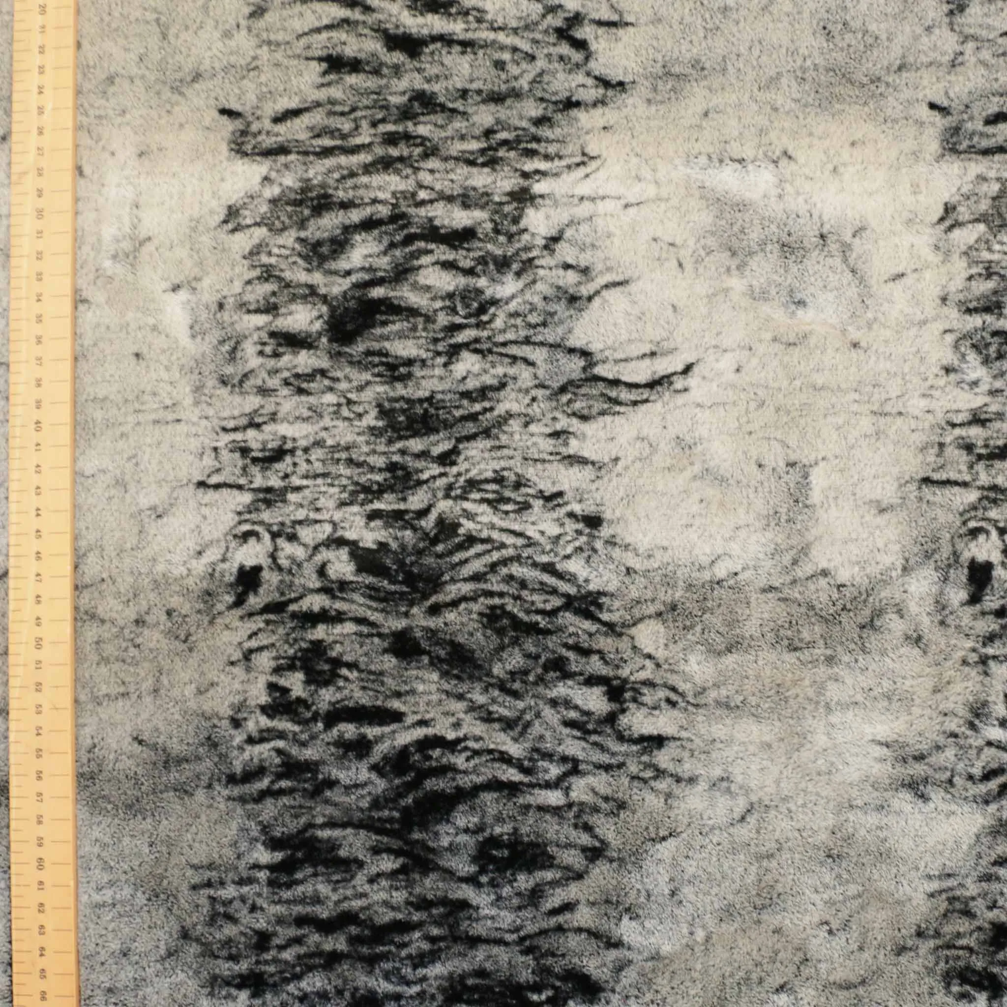 Faux Fur Fabric - Wolf fur design