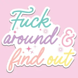 Find Out Sticker