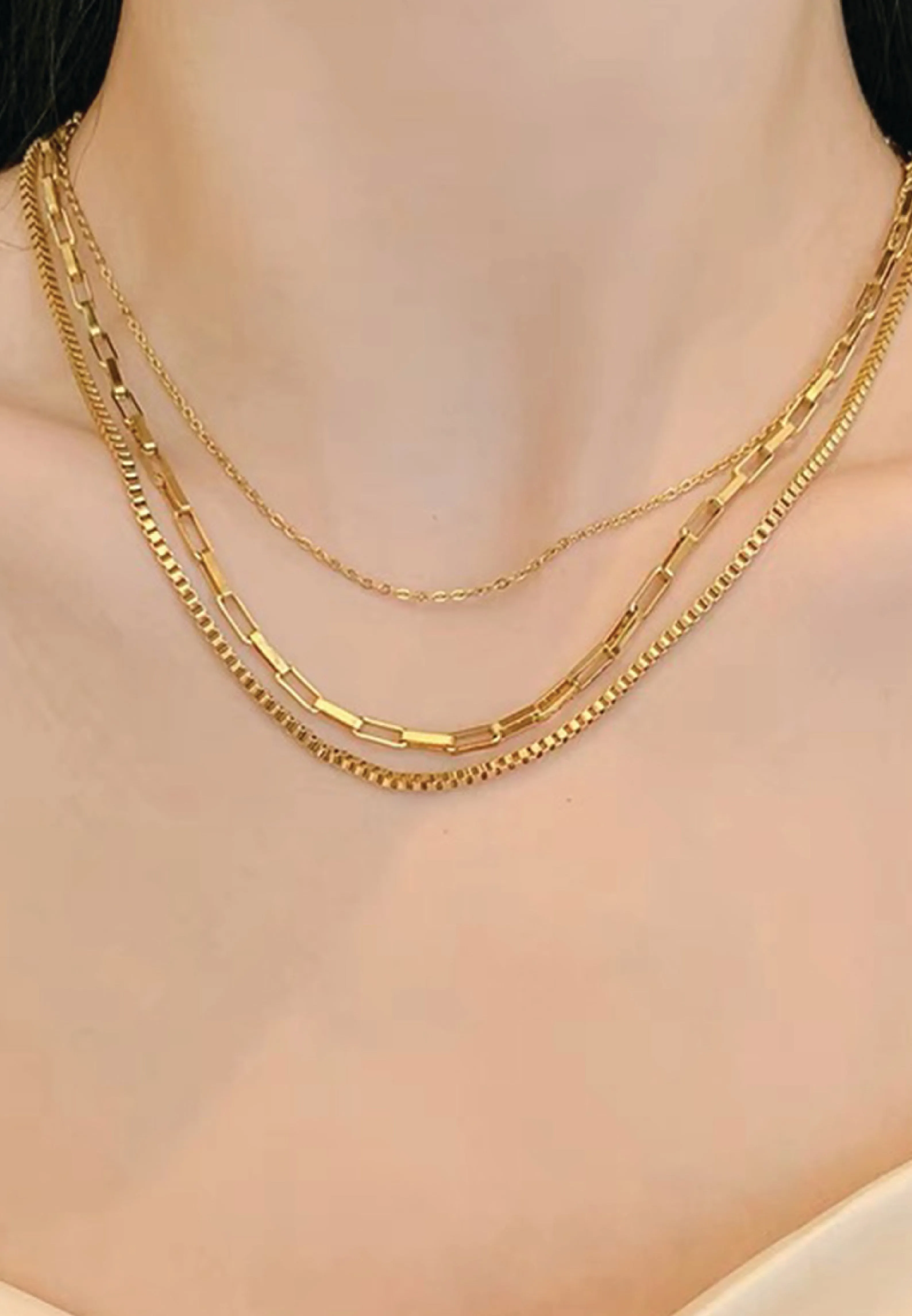 Flavie Multi-Layer Chain Necklace