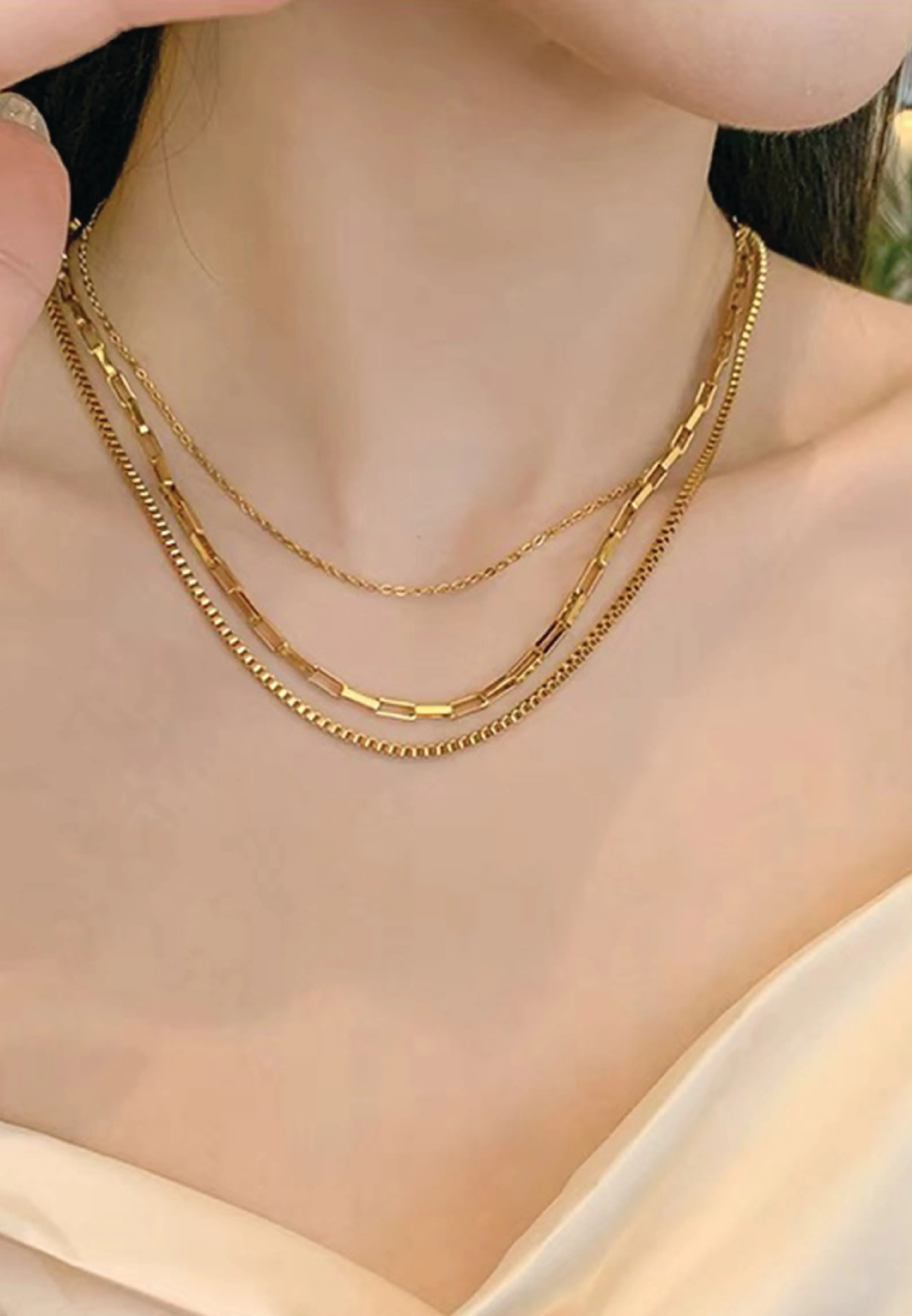 Flavie Multi-Layer Chain Necklace