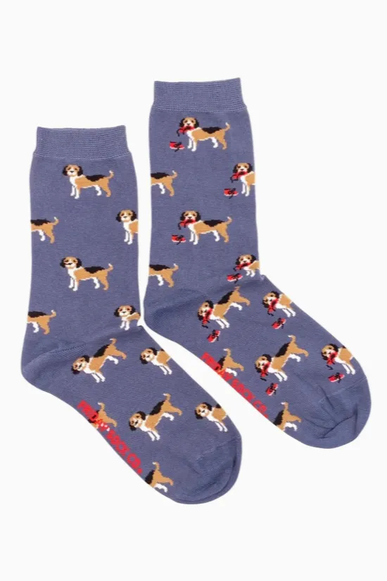 Friday Socks - Womens Mismatched Socks | Beagle
