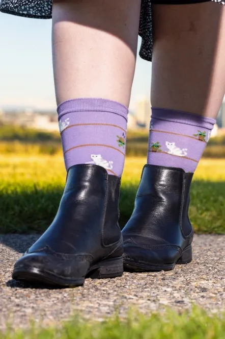 Friday Socks - Womens Mismatched Socks | Cats & Plants