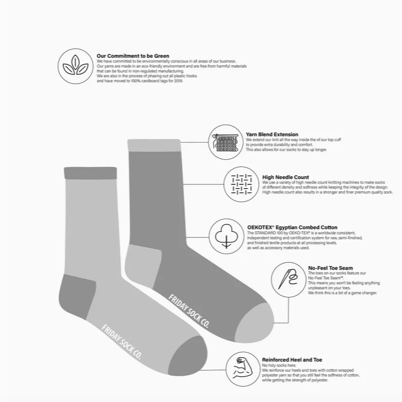 Friday Socks - Womens Mismatched Socks | Cats & Plants