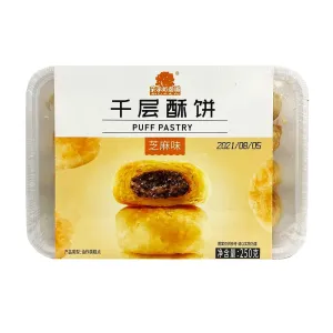 Fruit Town Garden Road Sesame Flavored Thousand Layer Pastry 250g
