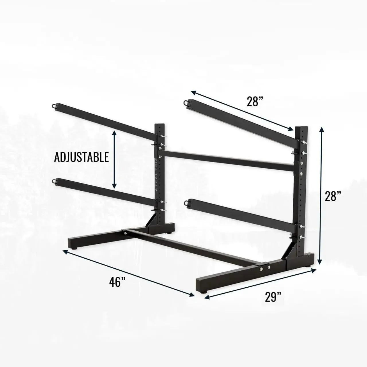 G-Watersport Kayak and SUP Outdoor Storage Rack, Heavy Duty Adjustable Weatherproof Stand