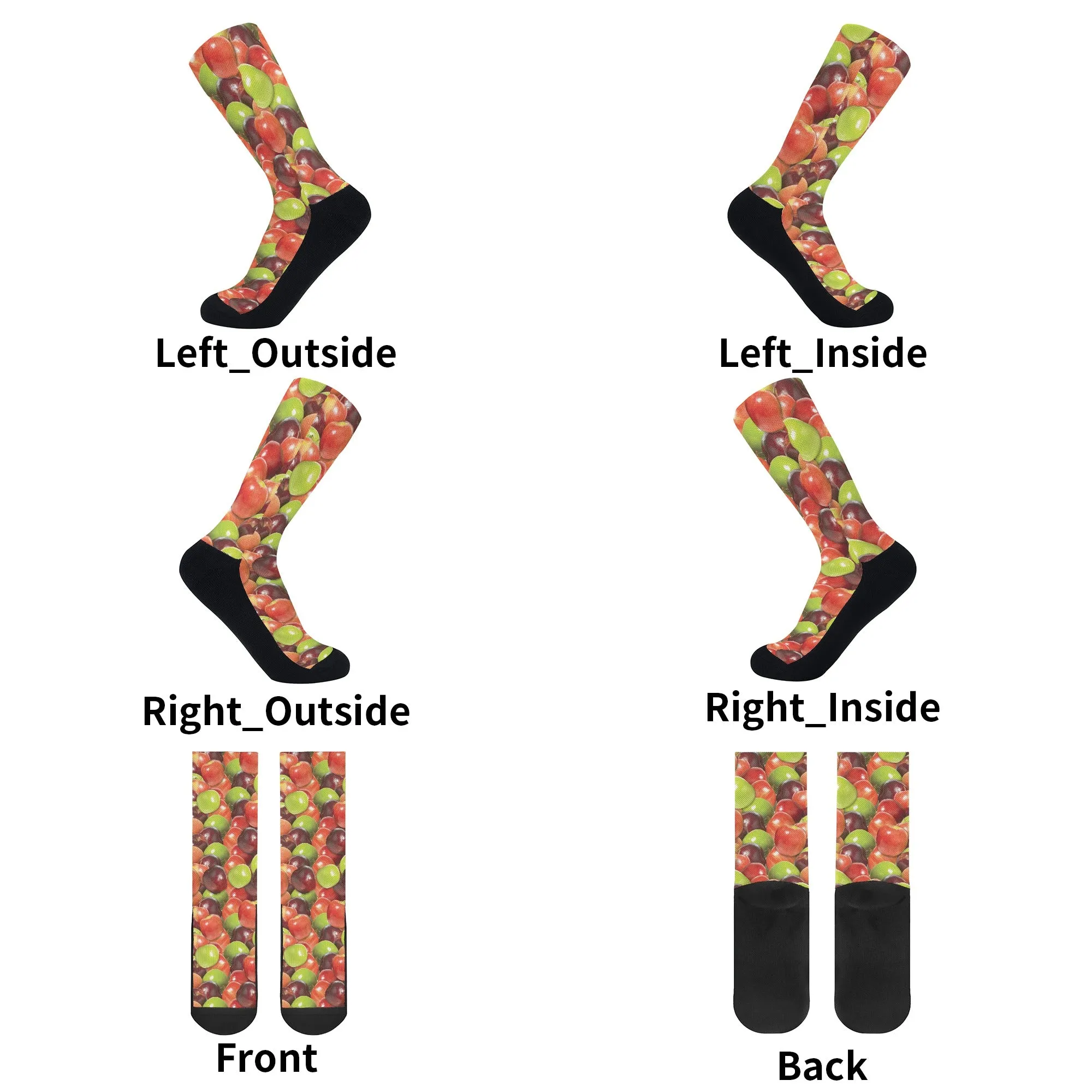 Garden Fresh Socks: Apple Harvest