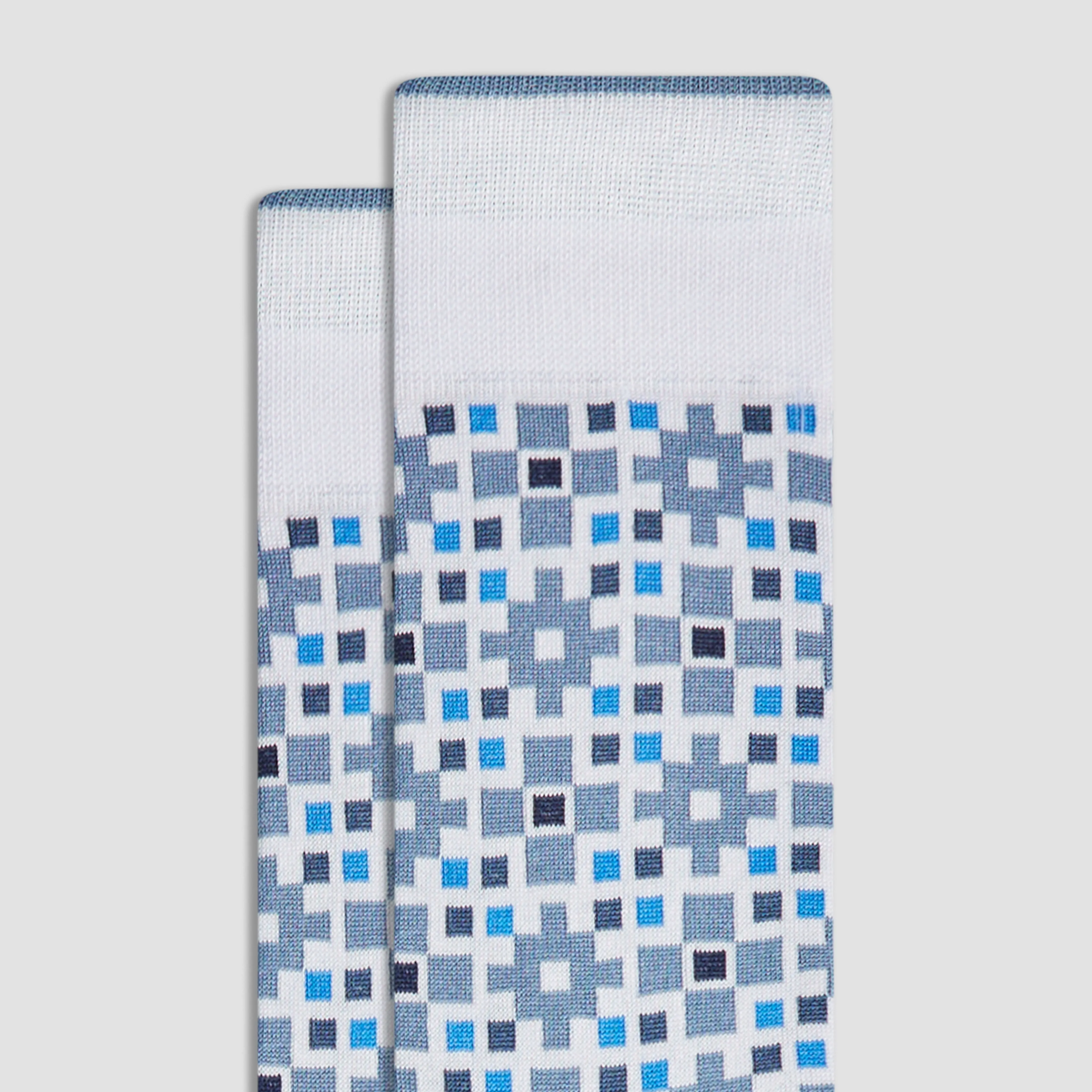 Geometric Mid-Calf Socks