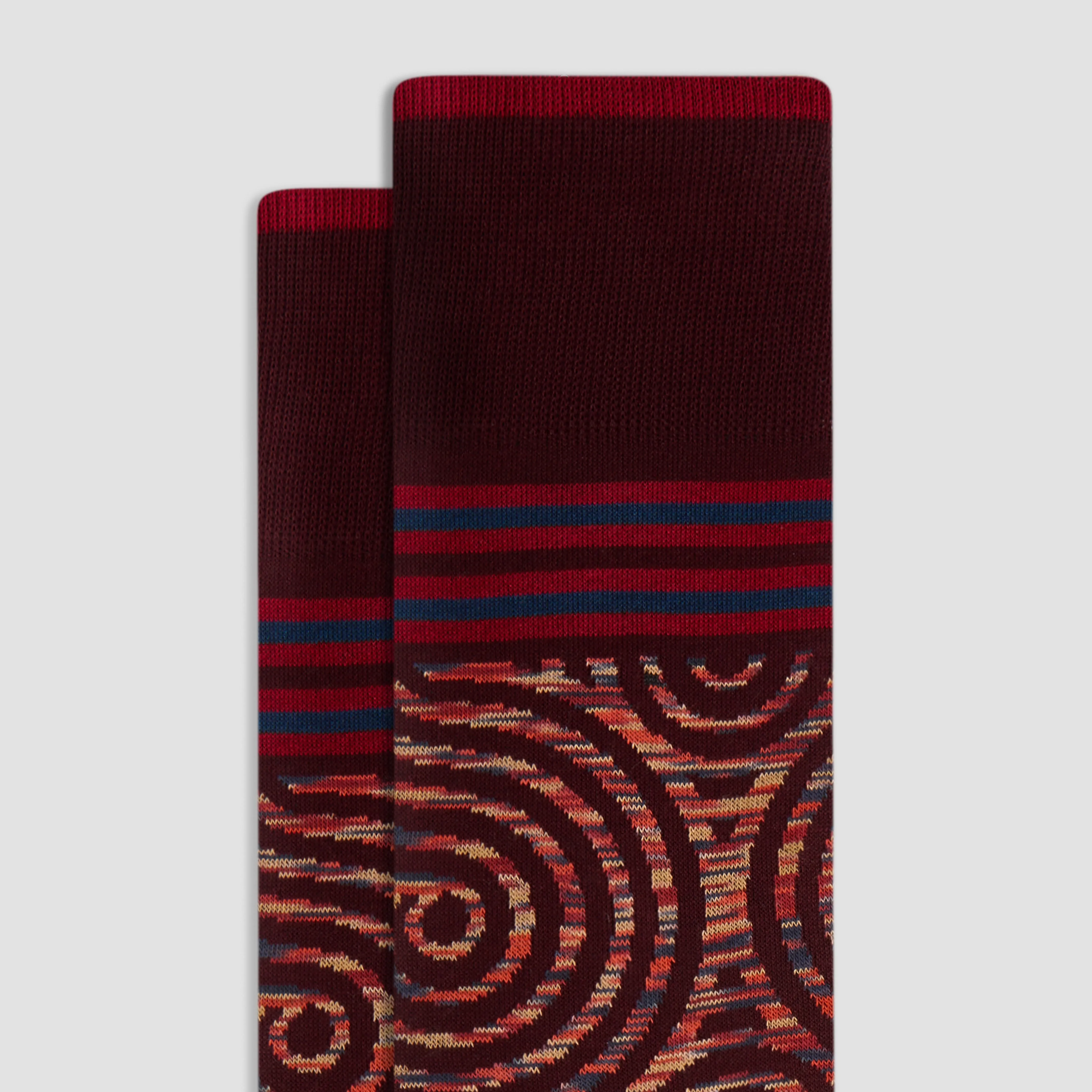 Geometric Mid-Calf Socks