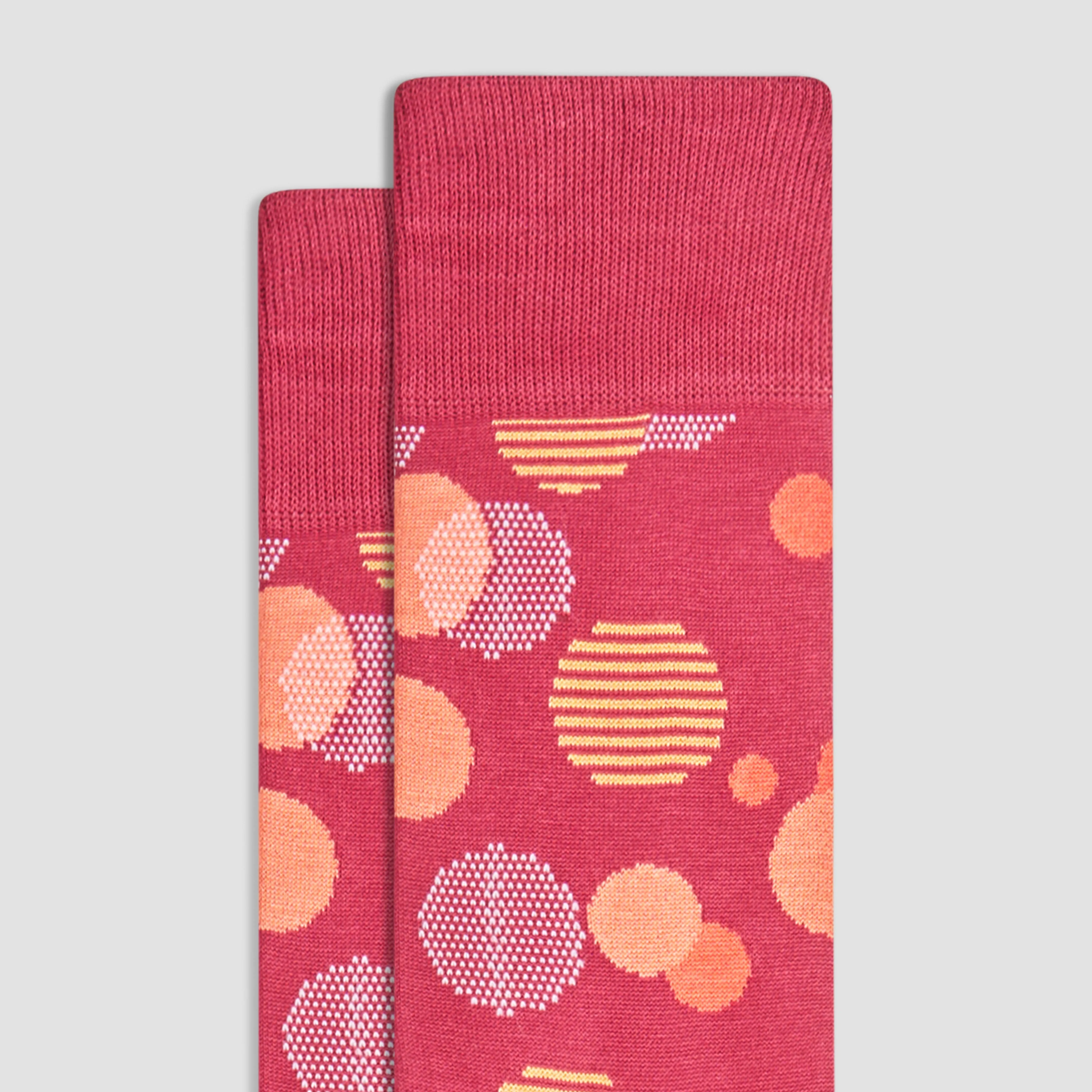 Geometric Mid-Calf Socks