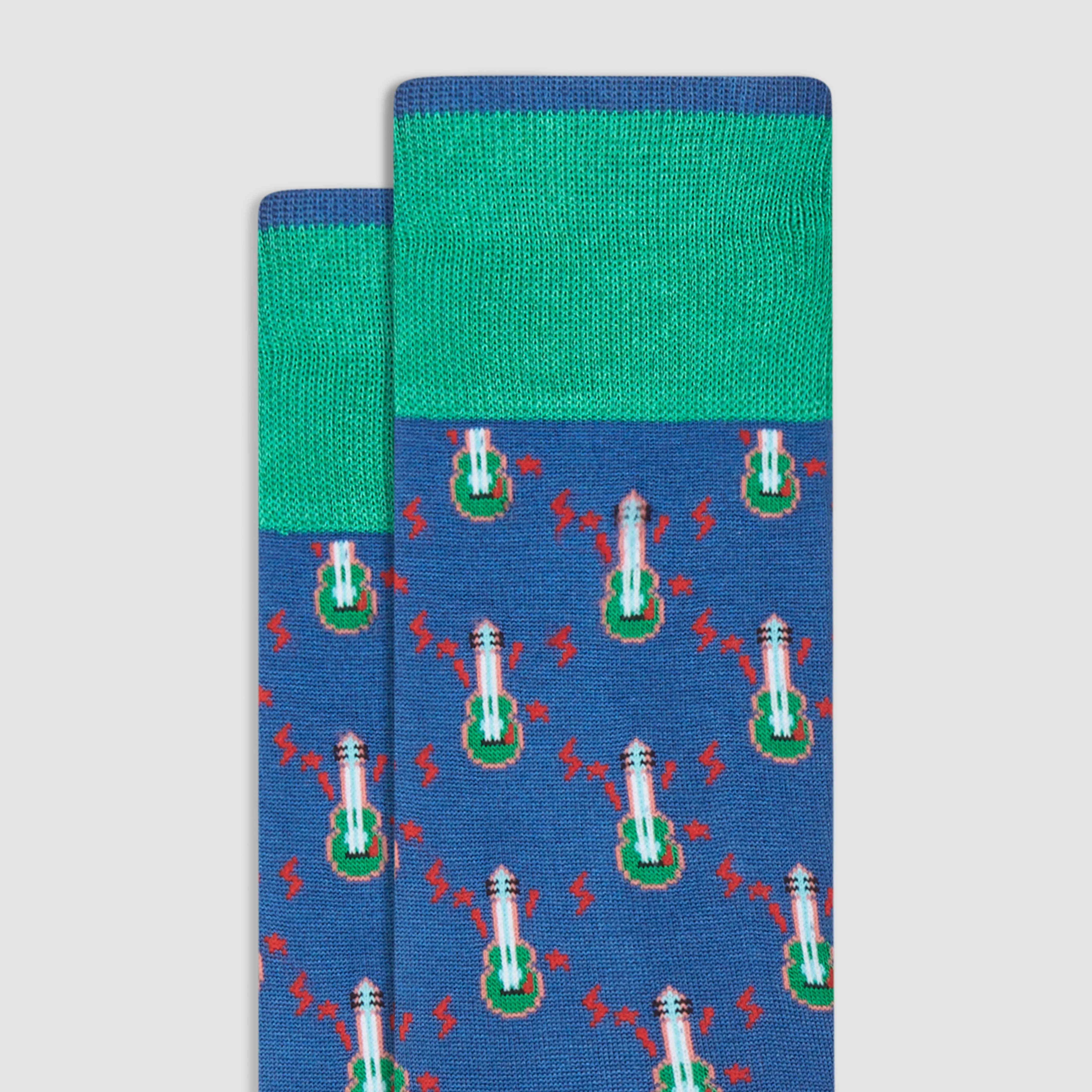 Guitars Mid-Calf Socks