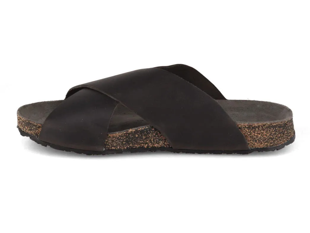 HAFLINGER Men's Leather Mules Bio Mio