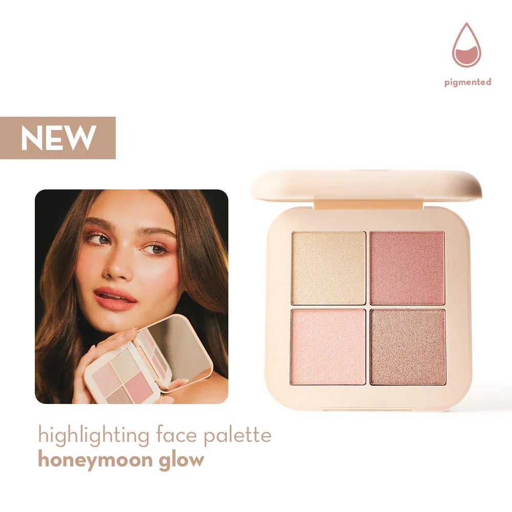 Happy Skin Off Duty Highlighting Face Palette - Honeymoon Glow