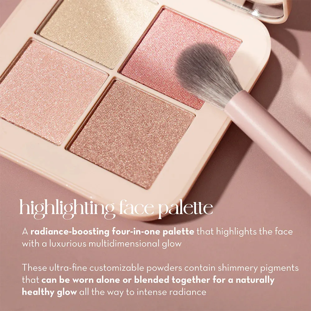 Happy Skin Off Duty Highlighting Face Palette - Honeymoon Glow