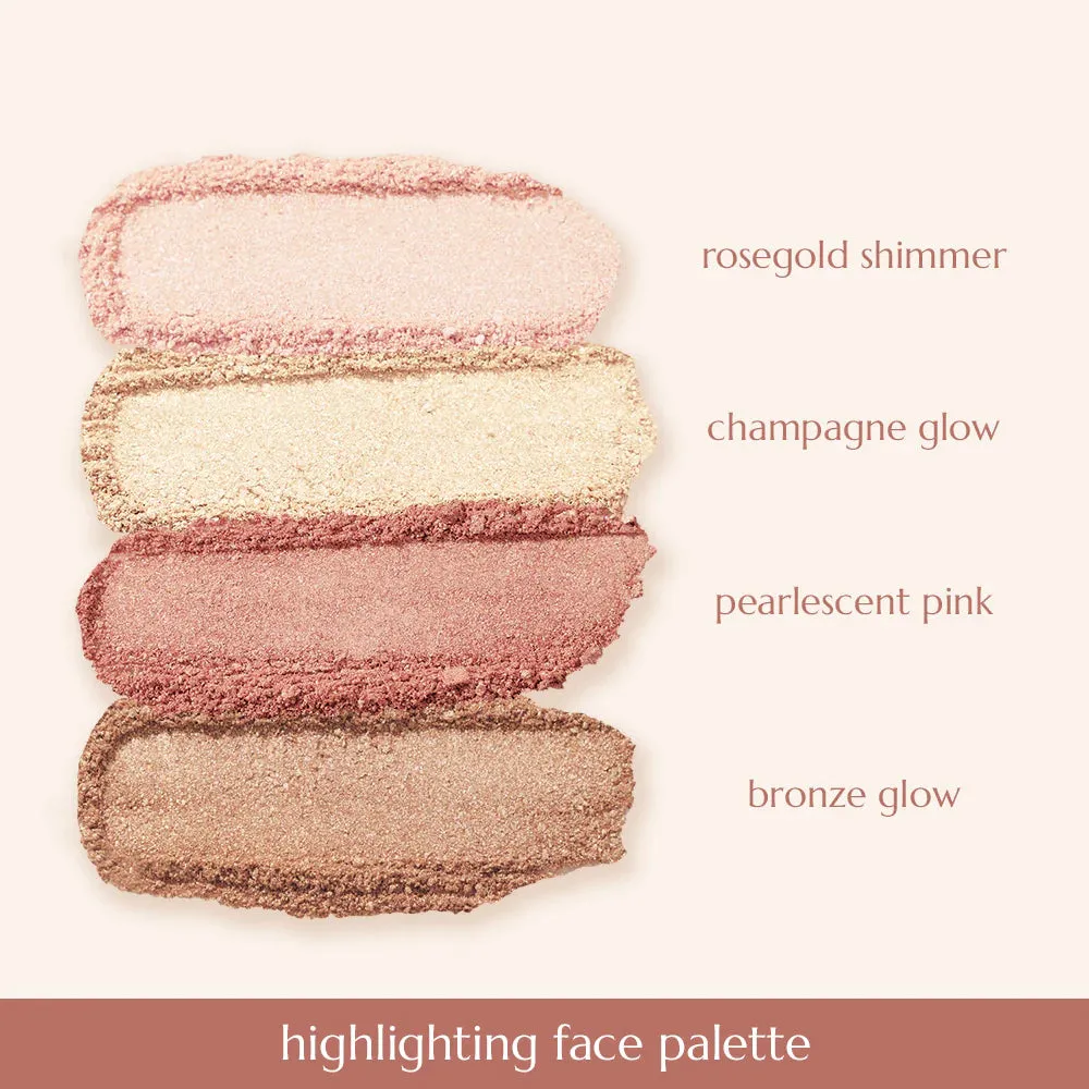 Happy Skin Off Duty Highlighting Face Palette - Honeymoon Glow