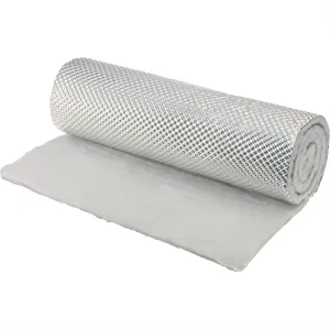 Heat Shield - HeatShield Armor - 1/4 in Thick x 12 in Wide x 2 ft Long - 1800 Degrees - Aluminized Multi-layer Cloth - Each
