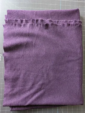 Heavy Purple Stretch Fabric with Silver Threads