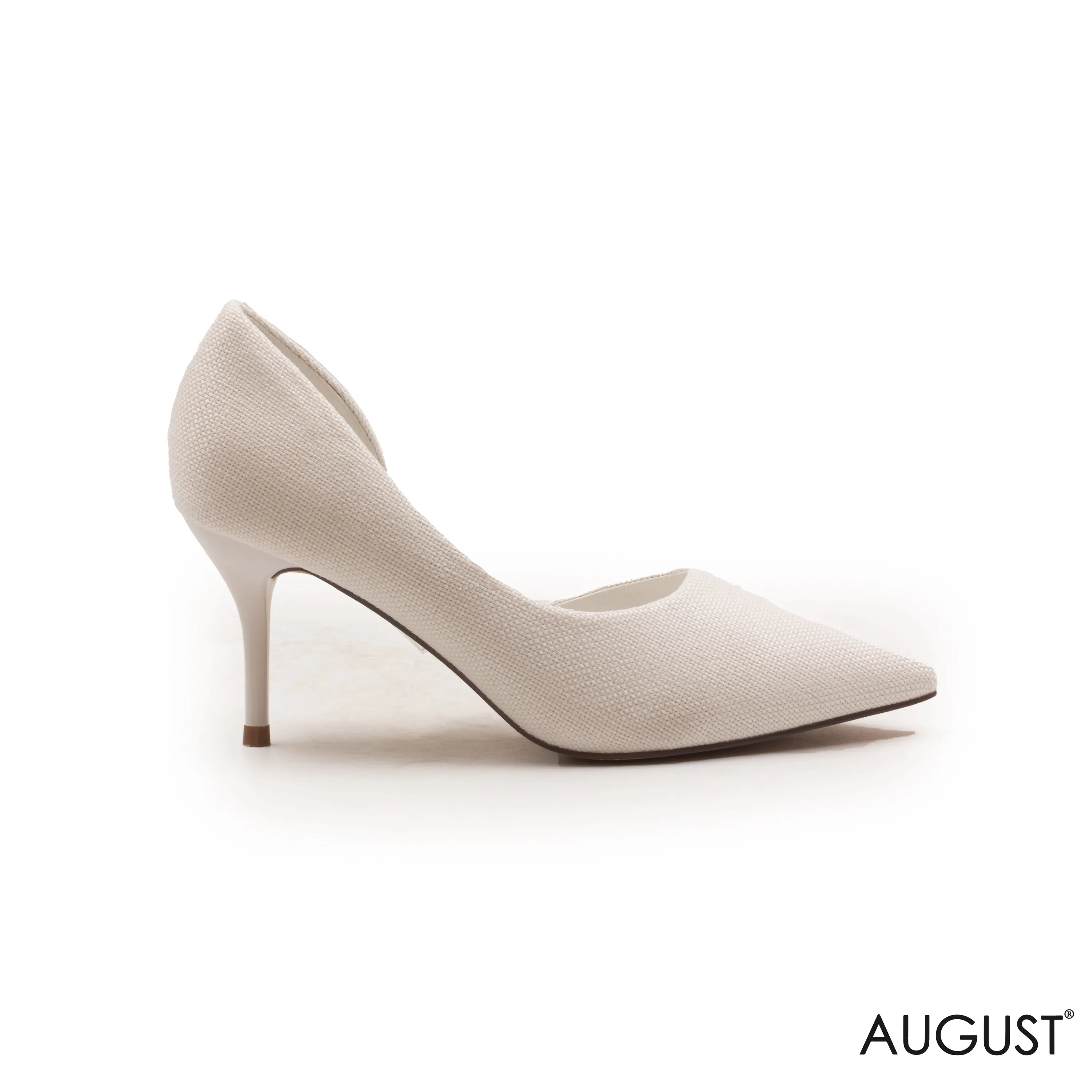 HIGH-HEEL FABRIC SHOES
